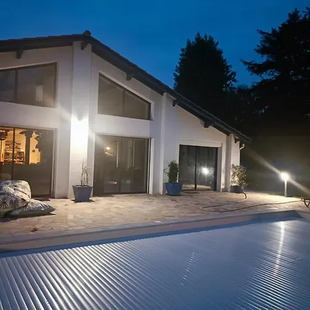 Spacieux Et Lumineux Dans Contemporaine Avec Piscine Chauffee Privative Pres Golf D'arcangues ヴィラ *